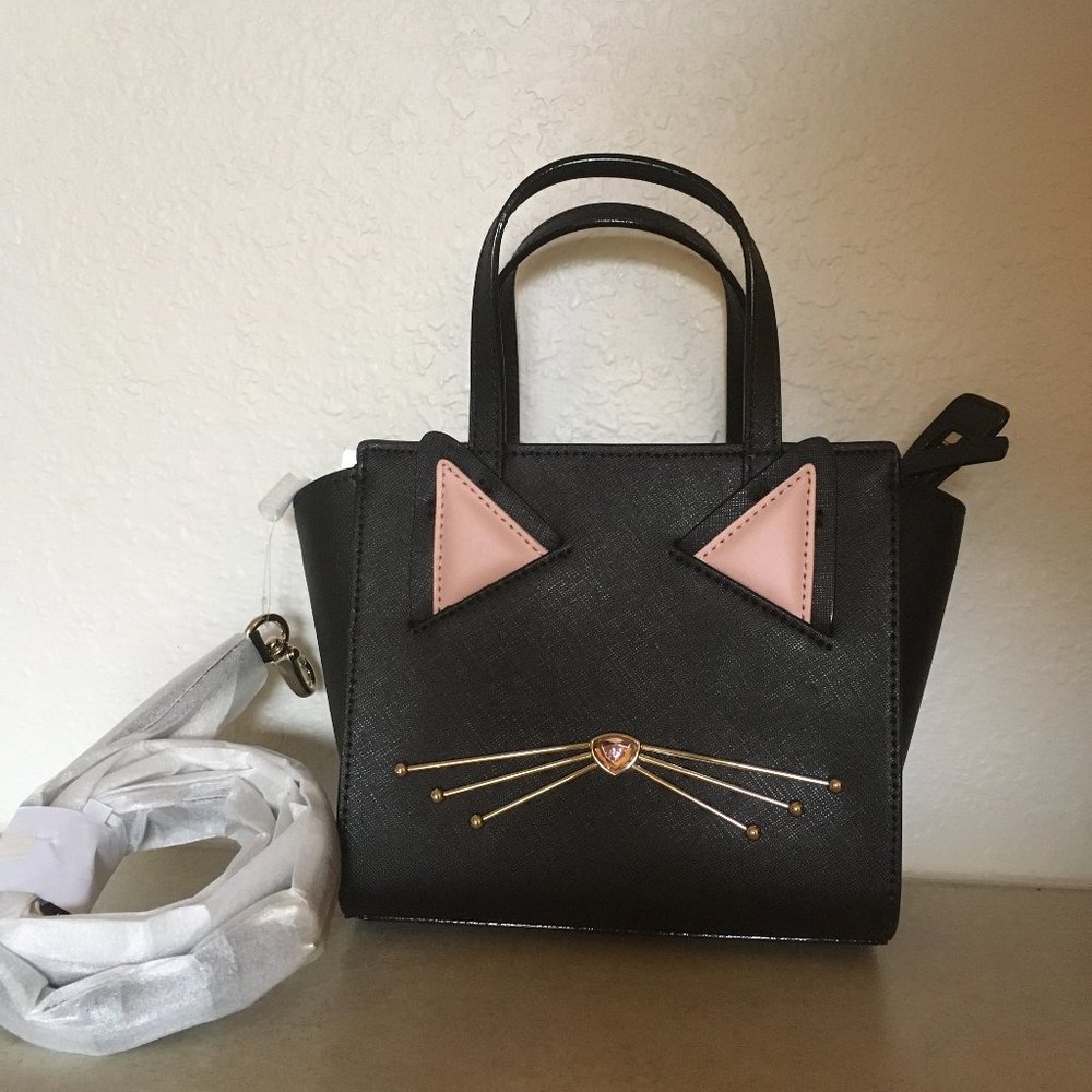 Kate Spade Mini Hayden Cat Purse NWT